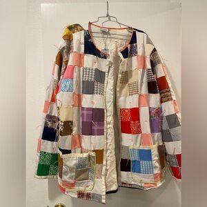 Vintage Quilt Patchwork Coat Size XXL